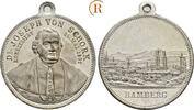 Bamberg Stadt: Zinnmedaille auf Dr. Joseph von Schork -