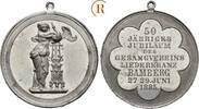 Bamberg Stadt: Zinnmedaille auf den Gesangverein -