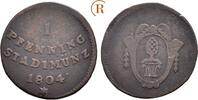 Augsburg Stadt: 1 Pfennig 1804 ss