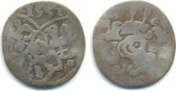 Henneberg: Wilhelm V., 1495-1559: 3 Pfennig ( Gröschlein ).