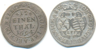 Sachsen: Johann Georg IV., 1691-94: 1/12 Taler.
