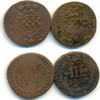 Hamm Stadt: 3 Pfennig: Lot 2 Stück.