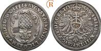 Augsburg Stadt: Guldentaler zu 60 Kreuzer mit Titel Maximilian II. 1574 ss+, kleine Zainende