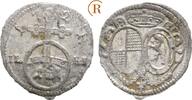 Brandenburg Bayreuth: 1 Pfennig Bayreuth Georg Wilhelm, 1712-1726: -