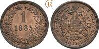 Habsburg: 1 Kreuzer Wien 1885 Franz Joseph I, 1848-1916: fast st