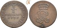 Lauenburg: 1/2 Dreiling George II, 1727-1760: -