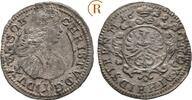 Schlesien Württemberg Öls: Einseitiger 1/2 Kreuzer Christian Ulrich, 1664-1704: -