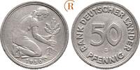 BRD: 50 Pfennig BANK DEUTSCHER LÄNDER 1950 G ss, kl. Kratzer 95,00 EUR  zzgl. 5,00 EUR Versand