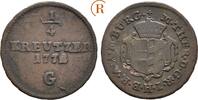 Habsburg: 1/4 Kreuzer Günzburg Maria Theresia, 1740-1780: -