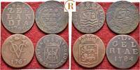 Niederlande: Duit. Lot 4 Stück -