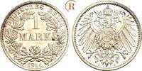 Kaiserreich Kleinmünzen 1 Mark 1914 A St 10,00 EUR  zzgl. 1,00 EUR Versand