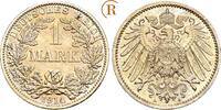 Kaiserreich Kleinmünzen 1 Mark 1914 A St 10,00 EUR  zzgl. 1,00 EUR Versand
