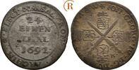 Sachsen: 1/24 Taler Dresden Johann Georg IV, 1691-1694: -