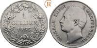Württemberg: 1 Gulden Wilhelm I, 1816-1864: -
