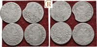Habsburg: Lot 4 x 3 Kreuzer Ferdinand II, 1619-1637: ss-s 45,00 EUR  zzgl. 5,00 EUR Versand