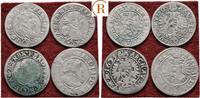Habsburg: Lot 4 x 3 Kreuzer Ferdinand II, 1619-1637: ss-s 45,00 EUR  zzgl. 5,00 EUR Versand