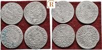 Habsburg: Lot 4 x 3 Kreuzer Ferdinand II, 1619-1637: ss 55,00 EUR  zzgl. 5,00 EUR Versand