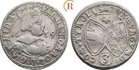 Habsburg: 3 Kreuzer Hall 1659 Erzherzog Ferdinand Karl, 1632-1662: ss 20,00 EUR  zzgl. 3,00 EUR Versand