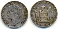 Sachsen: Johann, 1854-73: Ausbeutetaler