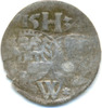 Henneberg Grafschaft: Wilhelm V, 1495-1559: Einseitiger 3 Heller ( Pfennig )