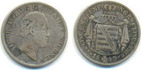 Sachsen: Friedrich August II, 1836-54: 1/6 Taler