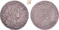 Frankreich: 1/12 Ecu Rouen Ludwig XIV, 1643-1715: -