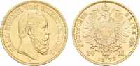 WÜRTTEMBERG Karl, 1864-1891. 20 Mark