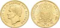 SACHSEN Johann, 1854-1873. 20 Mark