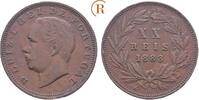 Portugal: 20 Reis 1883 Luis I, 1861-1889: ss 5,00 EUR  zzgl. 1,00 EUR Versand