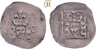 Böhmen Königreich: Pfennig Erlangen König Wenzel IV, 1378-1419: -