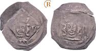Böhmen Königreich: Pfennig Erlangen König Wenzel IV, 1378-1419: -