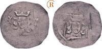 Böhmen Königreich: Pfennig Erlangen König Wenzel IV, 1378-1419: -