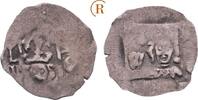 Böhmen Königreich: Pfennig Erlangen König Wenzel IV, 1378-1419: -