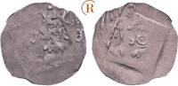 Böhmen Königreich: Pfennig Erlangen König Wenzel IV, 1378-1419: -