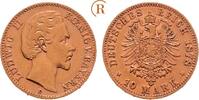 Kaiserreich: Bayern: 10 Mark 1878 D Ludwig II, 1864-1886: ss 475,00 EUR  zzgl. 5,00 EUR Versand