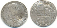 Sachsen Lauenburg: Julius Franz, 1666-89: 2/3 Taler Lauenburg m.Gegenstempel Fränkischer K. -
