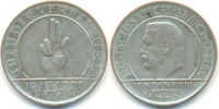 Weimarer Republik: 3 Reichsmark. Schwurhand.