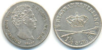 Dänemark: 4 Rigsbankskilling Christian VIII, 1839-1848: