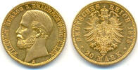 Braunschweig Wolfenbüttel: 20 Mark Gold Wilhelm, 1830-1884: