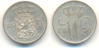 Niederlande: 25 Cents Wilhelm I, 1815-40: