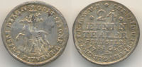 Stolberg: 1/24 Taler. Ausbeute. Feinsilber. Christoph Friedrich und Jost Christian, 1704-1738:
