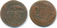 Augsburg Bistum: Kipper 1 Kreuzer Heinrich von Knörringen, 1598-1646: