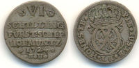 Schleswig Holstein: 6 Schilling. Münzstätte Kiel. Karl Friedrich, 1702-1739: