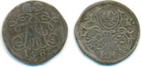 Brandenburg Franken: 1 Kreuzer Johann Friedrich, 1667-1686: