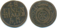 Erfurt Bistum: 1/48 Taler Friedrich Karl Joseph, 1774-1802: