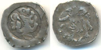 Nürnberg Reichsmünzstätte: Pfennig Friedrich II, 1215-50: