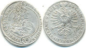 Württemberg Öls: 6 Kreuzer Carl Friedrich, 1704-1744: