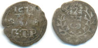 Bentheim Tecklenburg Rheda Grafschaft: 5 Pfennig Münzstätte Kirchstapel Johann Adolf, 1674-1700: