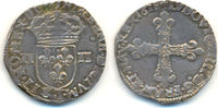 Frankreich: 1/4 Ecu Münzstätte Nantes. Ludwig XIII, 1610-1643: