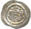 Ravensburg: Königliche Münzstätte: Brakteat Friedrich I, 1152-1190: